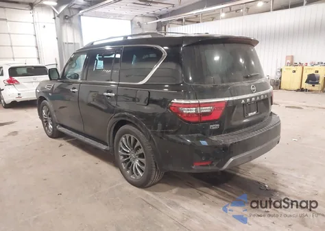 2021 Nissan Armada Platinum 4Wd z USA, uszkodzony, nr VIN JN8AY2CD8M9661255